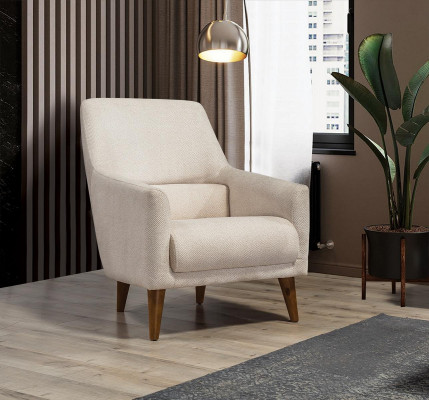 Design living room armchair luxury new upholstery modern wood textile new