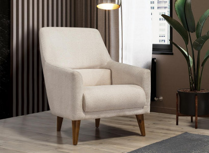 Design living room armchair luxury new upholstery modern wood textile new