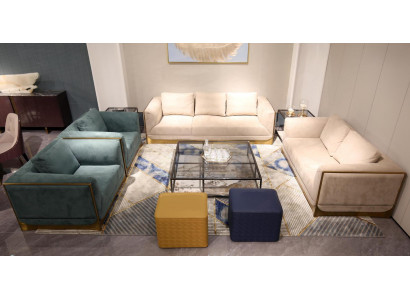 Living Room Sofa Set 3+3 Seater Modern Set Design Sofa Couch Furniture