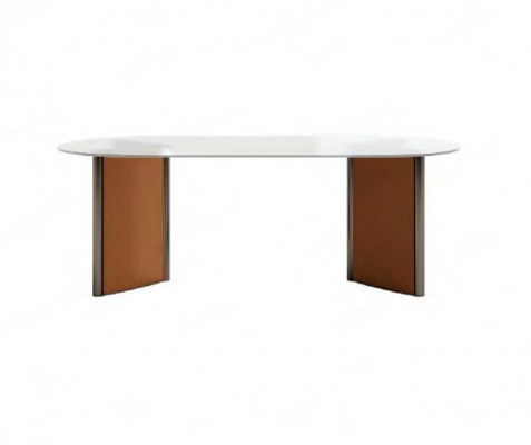 Dining room table oval designer luxury tables wood modern 200x100 oval