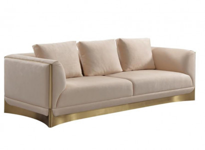 3-seater sofa, living room sofas, luxury style, modern beige couch furniture