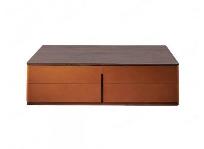 Living room coffee table orange luxury material wood style modern tables