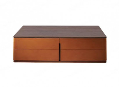 Living room coffee table orange luxury material wood style modern tables