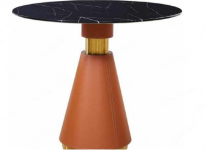 Dining table, round dining table, black round table, modern style, stainless steel, luxury