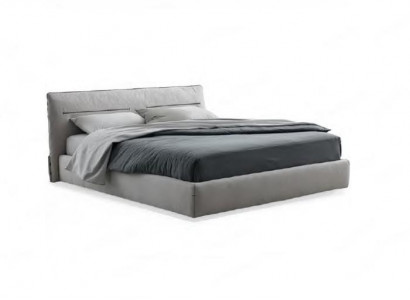Bed double bed stylish gray bed double bed for bedroom beds
