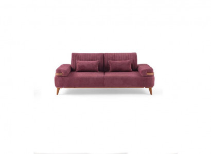 Living room pink 3-seater modern three-seater luxurious upholstered couch