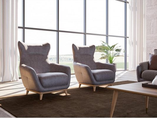 Living room furniture armchair modern furniture upholstered furniture faux leather new