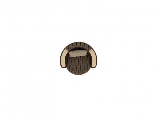 Luxury Upholstered Seat Design Brown Armchair Upholstered Furniture Living Room Decoration
