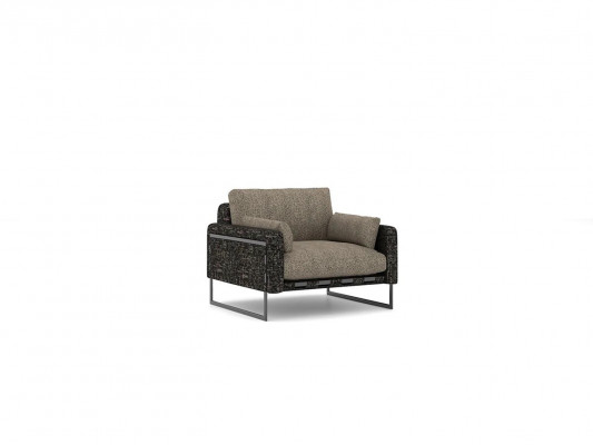 Living room armchair luxury furniture new textile upholstered seat modern upholstered furniture