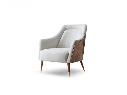 Design armchair living room upholstered furniture textile modern seat new