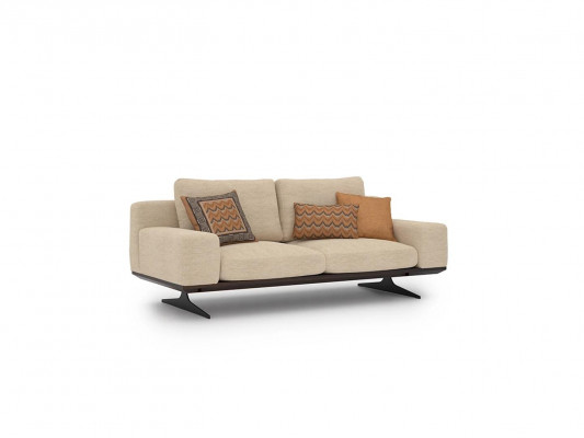 Modern upholstered sofa living room two-seater sofa couch textile designer furnishings