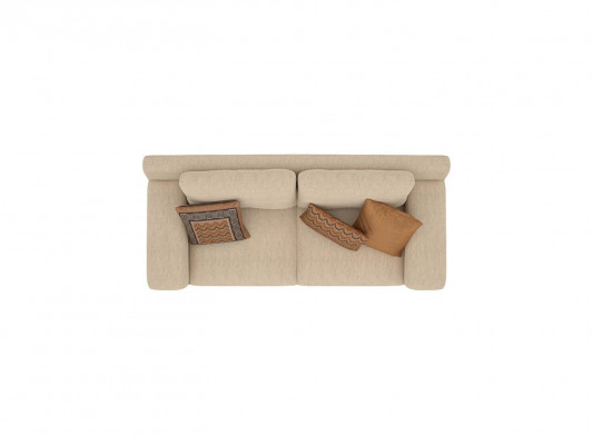 Modern upholstered sofa living room two-seater sofa couch textile designer furnishings