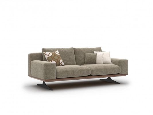 Modern upholstered sofa, two-seater sofa, couch, living room furniture, designer furnishings