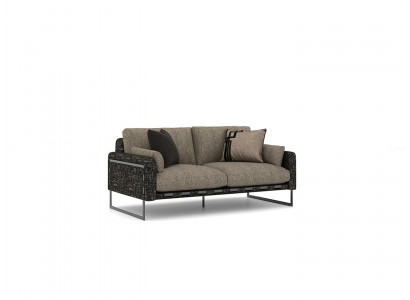 Upholstered Textile Luxury Two-Seater Sofa Living Room Modern Upholstered Furniture New