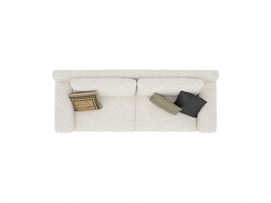 Luxury three-seater sofa upholstered furniture couch modern living room designer furnishing