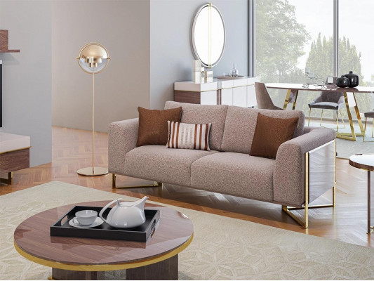 Modern sofa couch two-seater luxury upholstered sofas design furnishing living room