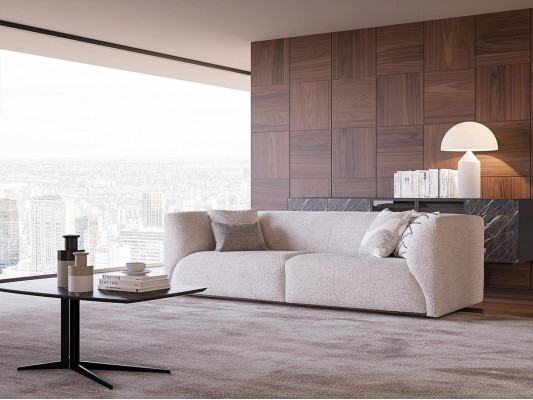 Living room upholstered furniture four-seater sofa modern designer new furnishings