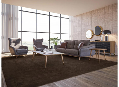 3-piece sofa set, three-seater couch, living room upholstered furniture, textile furnishing