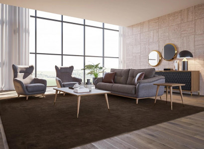 3-piece sofa set, three-seater couch, living room upholstered furniture, textile furnishing