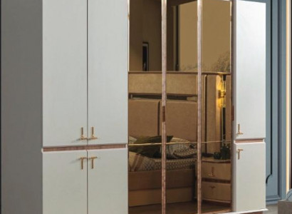 White Modern Wardrobe Bedroom Closets Luxury Wood Furniture