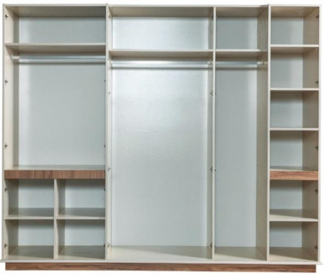 White Modern Wardrobe Bedroom Closets Luxury Wood Furniture