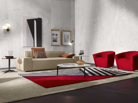 Living room sofa 3-seater couch furniture wood beige upholstery furniture sofa couches new