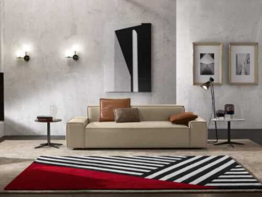 Living room sofa 3-seater couch furniture wood beige upholstery furniture sofa couches new