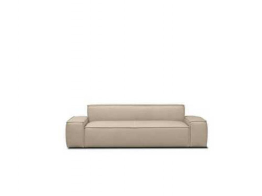 Living room sofa 3-seater couch furniture wood beige upholstery furniture sofa couches new
