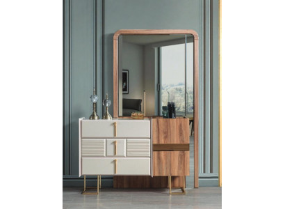 Modern dresser with mirror designer dressers bedroom set 2-piece