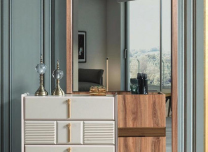 Modern dresser with mirror designer dressers bedroom set 2-piece