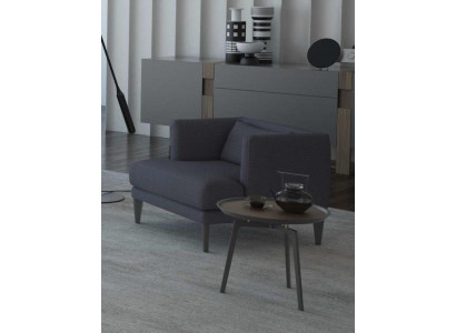 Large living room suite three-seater armchair coffee tables gray wooden furniture