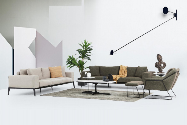Modern sofa set three-seater two-seater armchair complete set couch suite