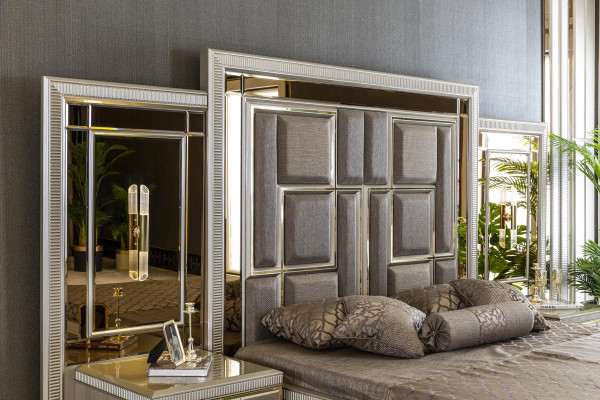 Bed Brown Elegant Bedroom Design Beautiful Luxury Double Beds