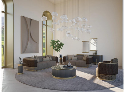 Living room upholstered furniture sofa set, two-seater, three-seater, sofa, couch, luxury armchair