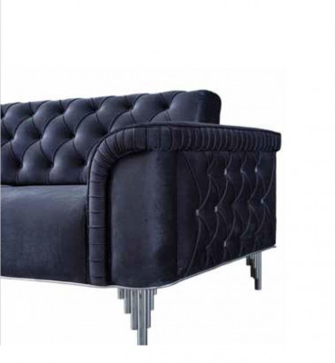 Modern sofa set three-seater two-seater armchair upholstered furniture living room