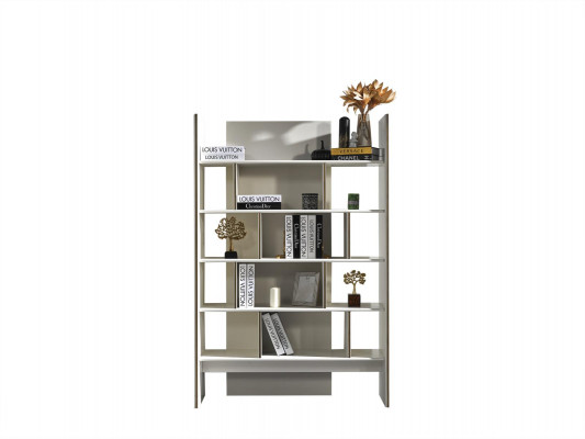Furniture Wall Unit TV Stand RTV Lowboard Sideboard Shelves Wood White