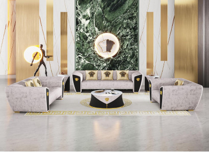 Modern Sofa Set 3+2+1 Seater Luxury Couches Armchair Living Room Furniture