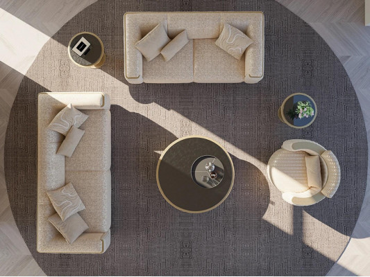 Sofa Complete 3-piece Living Room Design Three-seater Sofa Suite Two-seater Couch