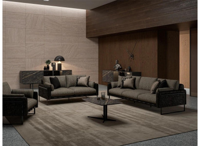 Sofa set 4-piece upholstered furniture sets textile living room set upholstery