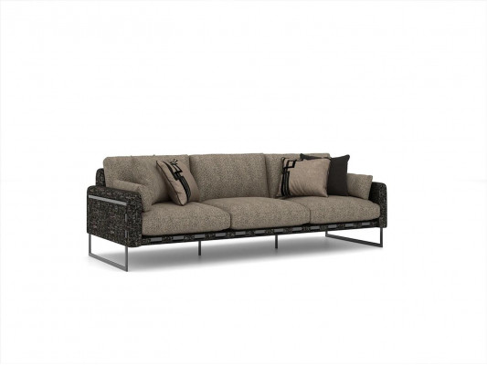 Sofa set 4-piece upholstered furniture sets textile living room set upholstery