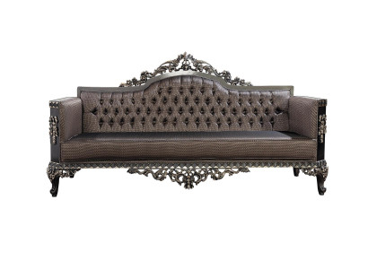 Luxury Three-Seater Design Sofa 3-Seater Upholstered Couch Chesterfield Sofas