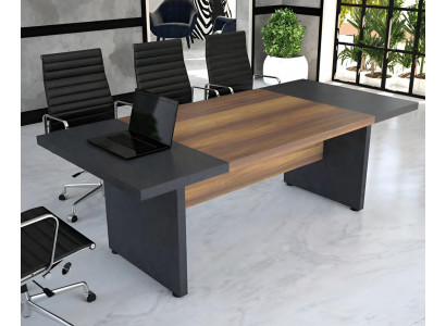 Conference table meeting tables conference furniture large table brown wood