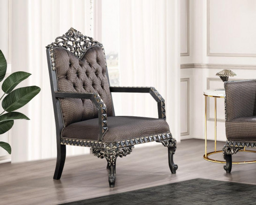 Classic single-seater armchair luxury chair furnishing living room sofa 1-seater