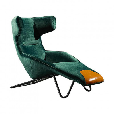 Luxury Green Armchair 1-Seater Living Room Upholstered Seating Upholstered Armchair