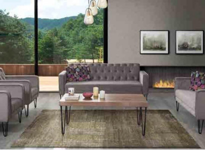 Wooden coffee table in new modern style living room furniture