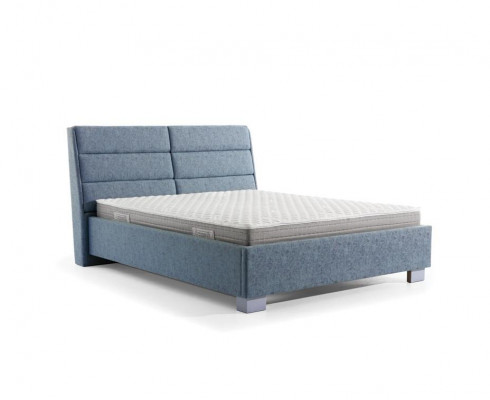 Bedroom set blue bed beautiful 2x nightstands complete set luxury new 3-piece.
