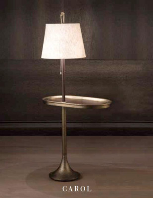 Living room decor hallway column marble with brass stand Bellavista Collection