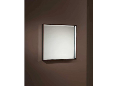 Mirror with living room wall mirror, living room new frame color brown