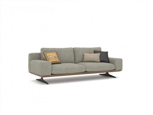 Living room set 6-piece 2x three-seater sofa modern 2x armchair sofa set coffee table