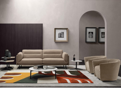 Upholstered Sofa Set Leather Sofa Italian Furniture Sofa Prianera